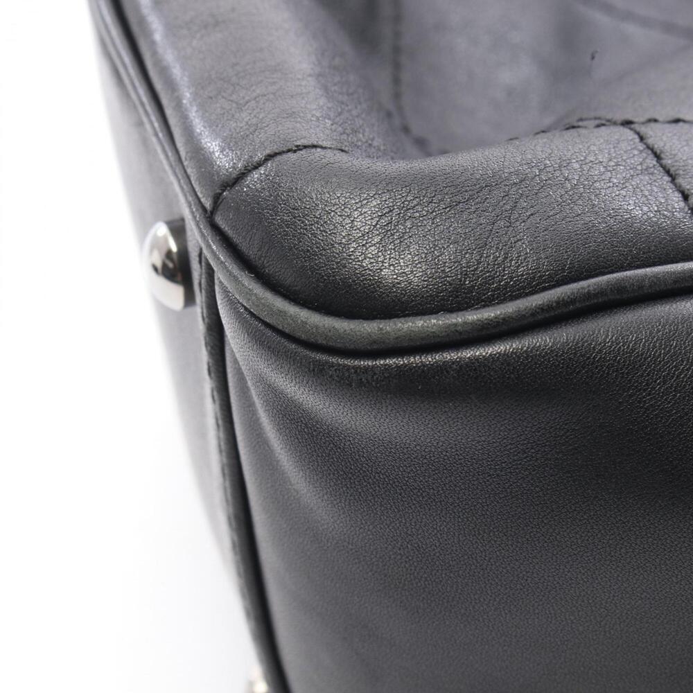 CHANEL Black Lambskin Leather Tote Bag - Picture 8 of 10